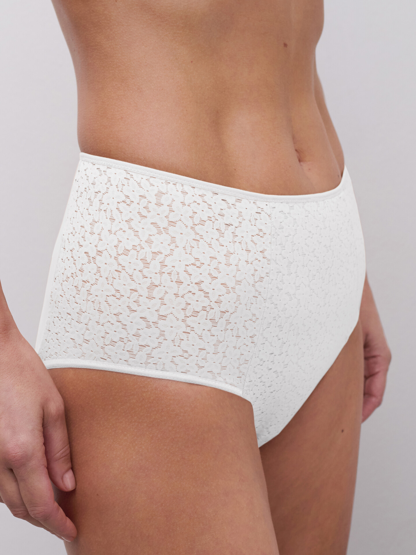 Nohavičky vysoké CHANTELLE (13F3-01), Farba biela, Veľkosť S