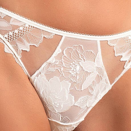 Nohavičky LISE CHARMEL (ACJ0782-09), Veľkosť S, Farba smotanová