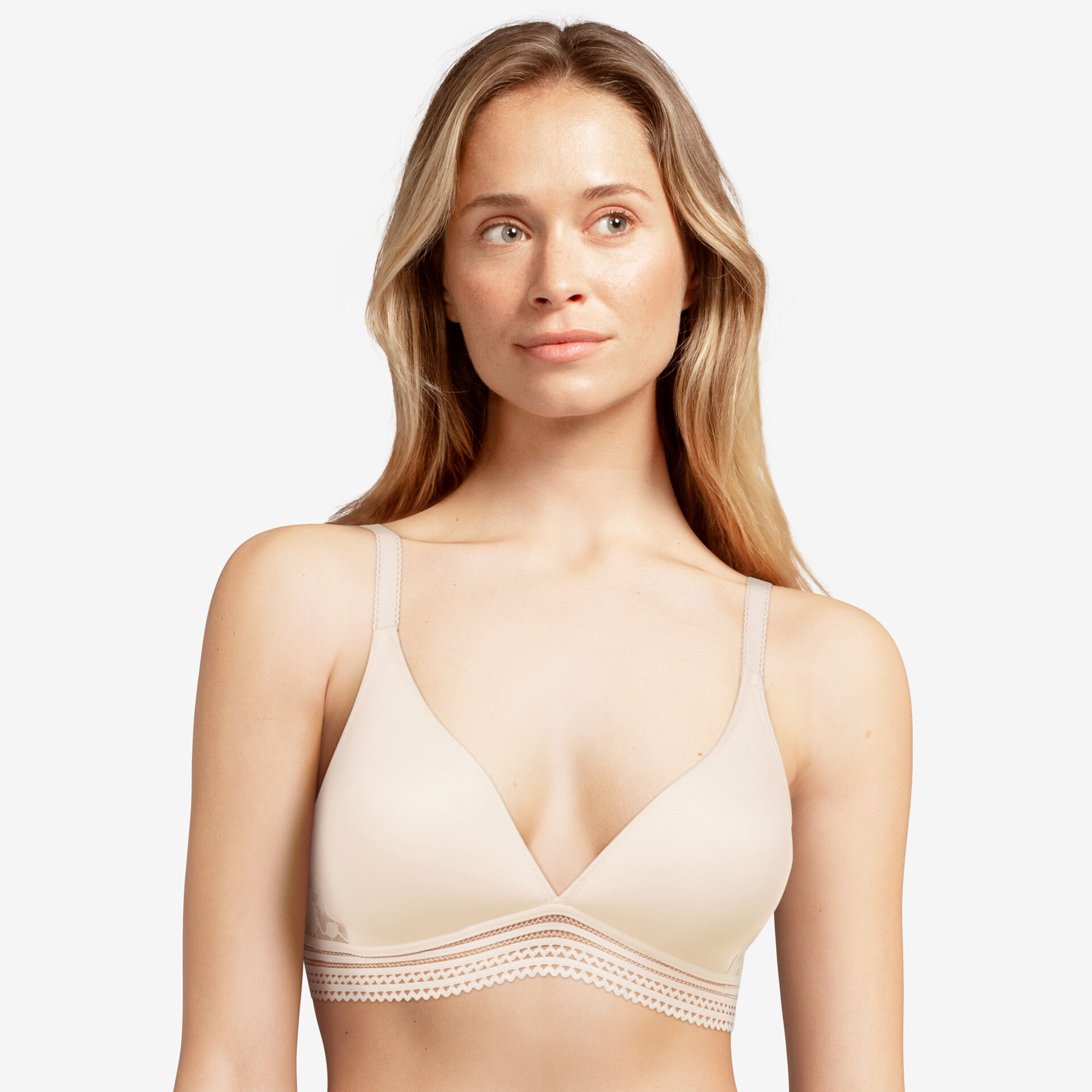 Podprsenka bralette PASSIONATA (46H5-09), Veľkosť S, Farba smotanová