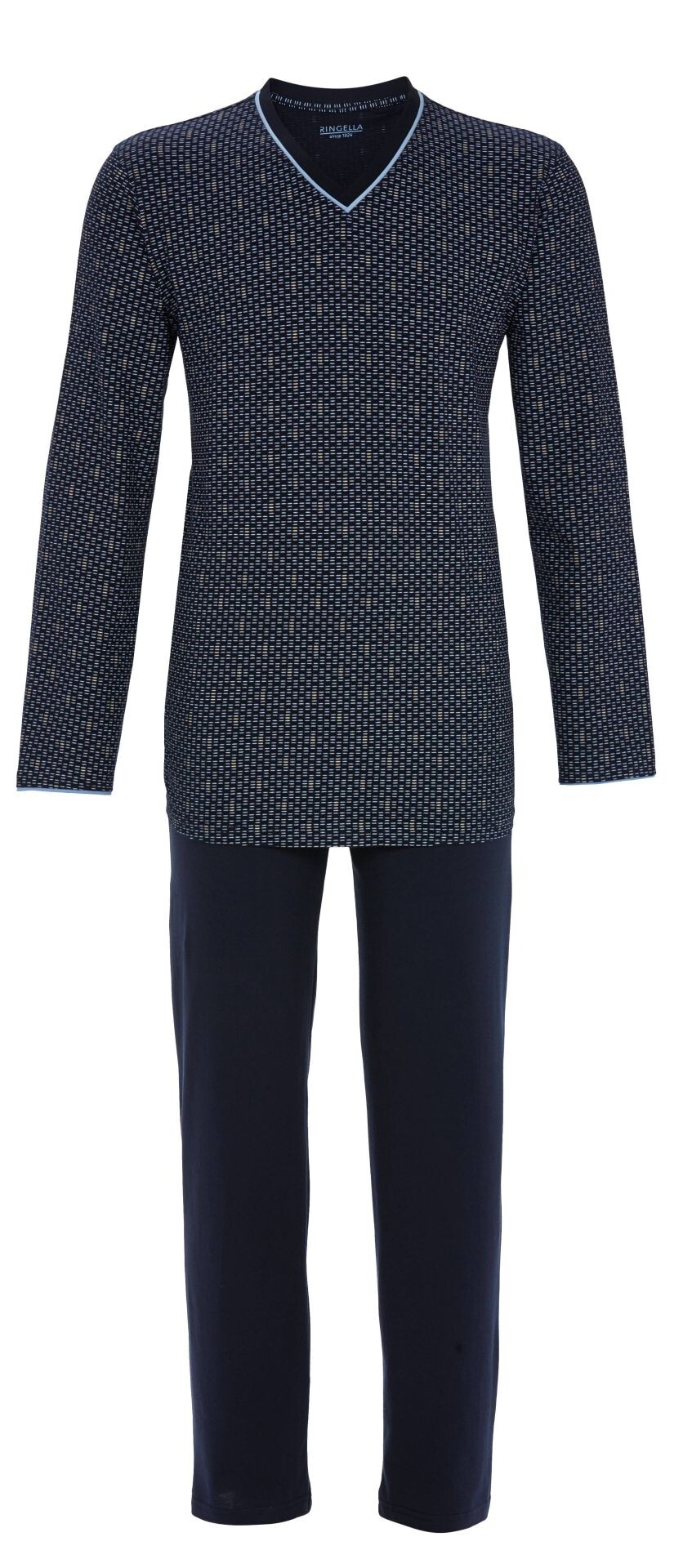 Pyžamo dlhé pánske RINGELLA (5541210-21), Veľkosť 56, Farba tmavo modrá