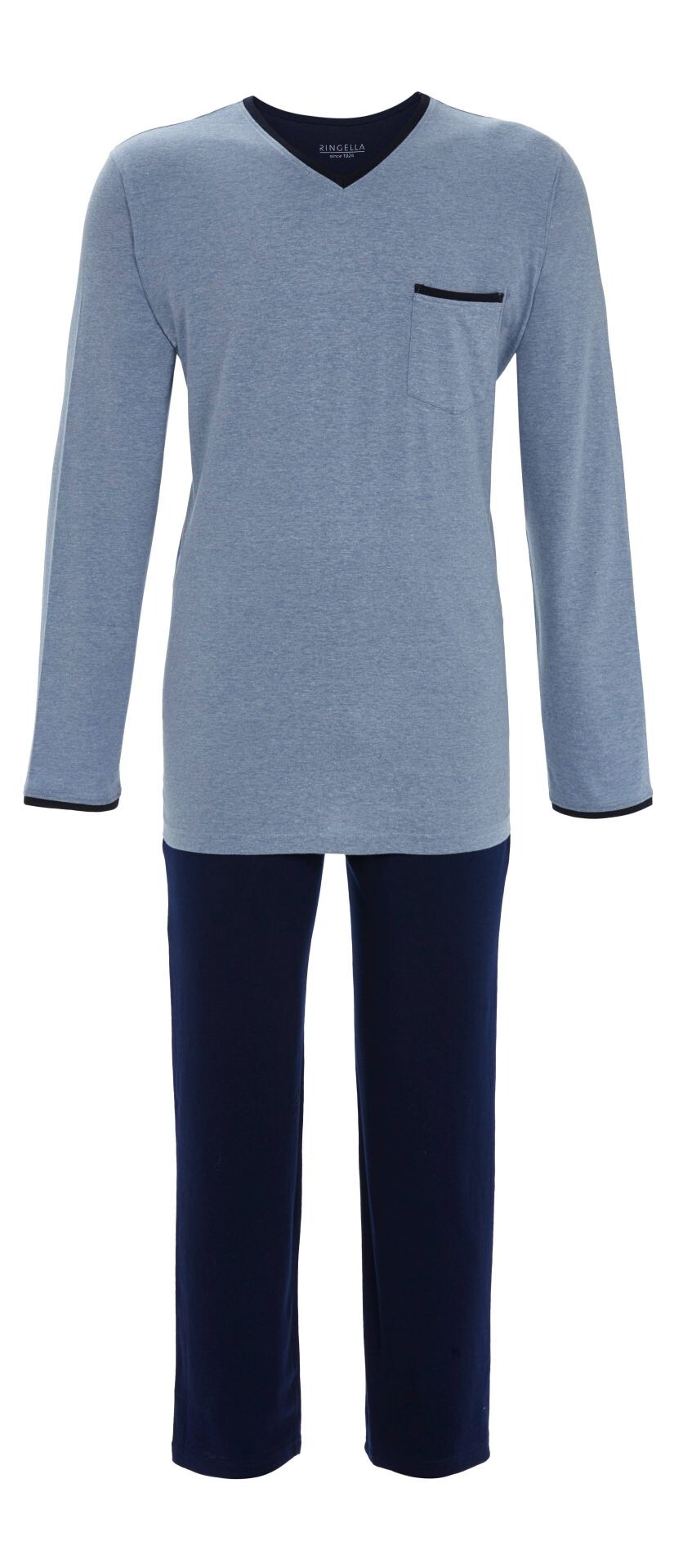 Pyžamo dlhé pánske RINGELLA (5541218-06), Veľkosť 52, Farba modrá