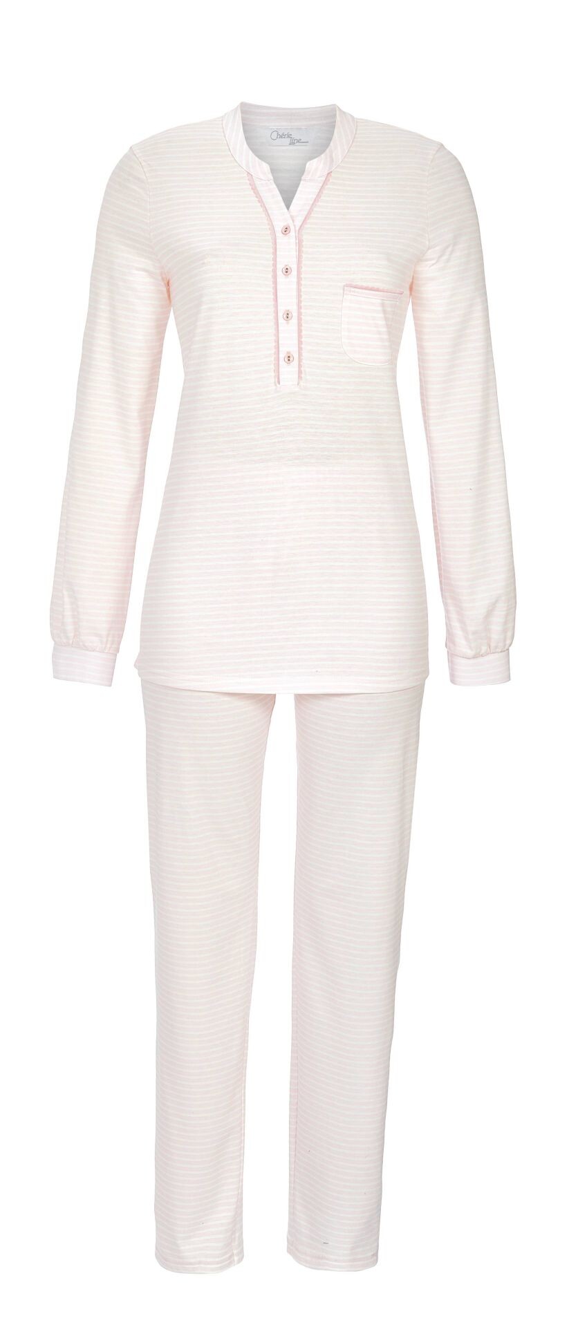 Pyžamo dlhé RINGELLA (5571201-08), Veľkosť 42, Farba ružová