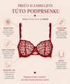 Podprsenka nevystužená balkónového strihu AUBADE (5DF14-03)