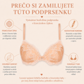 Podprsenka vystužená krajková LISE CHARMEL (ACC8580-152)