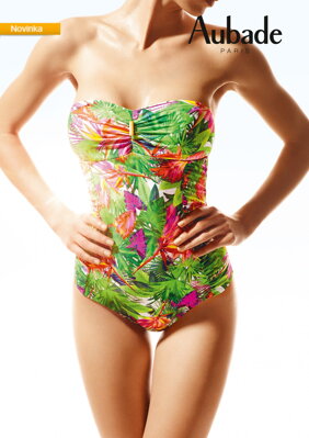 Aubade - Fleur Tropicale - luxusné plavky, luxusné jednodielne plavky | Oxalis dessous Aubade - Fleur Tropicale - luxusné plavky, luxusné jednodielne plavky | Oxalis dessous
